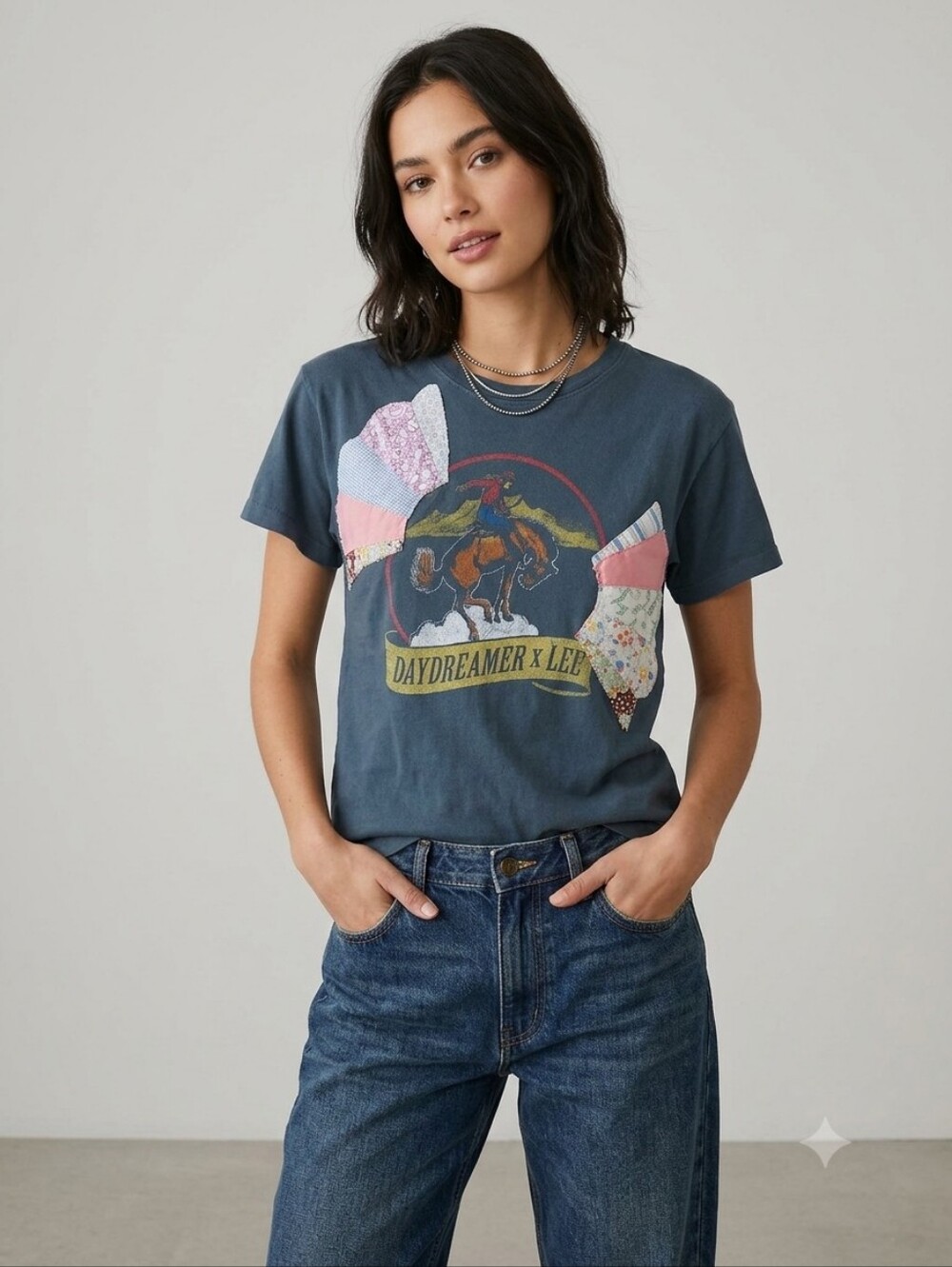 Daydreamer x Lee Wild Hope Original Western Tee Size XS Oversized